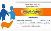 Patient Safety:  A Free Discussion Session