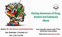 English Lecture “Raising Awareness of Drug, Alcohol and Substance Abuse”