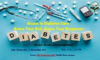 English Lecture Access to Diabetes Care Know Your Risk, Know Your Response 