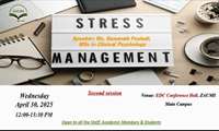 English Lecture Stress Management Second Session