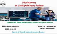 English Lecture Physiotherapy in Cardiopulmonary Patients